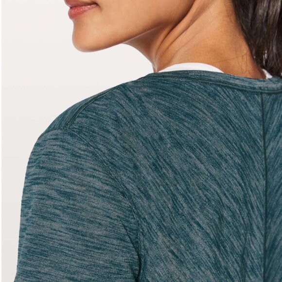 Lululemon Blue Meant To Move Short Sleeve Top - Picture 4 of 13